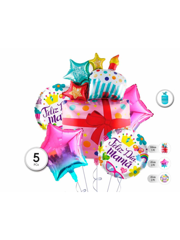 Set globos Mamá