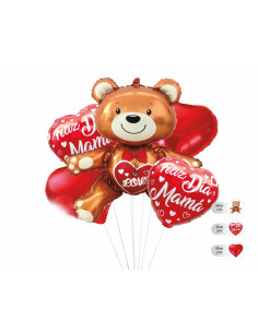 Set globos Feliz dia Mama