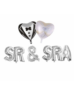 Globos boda sr y sra