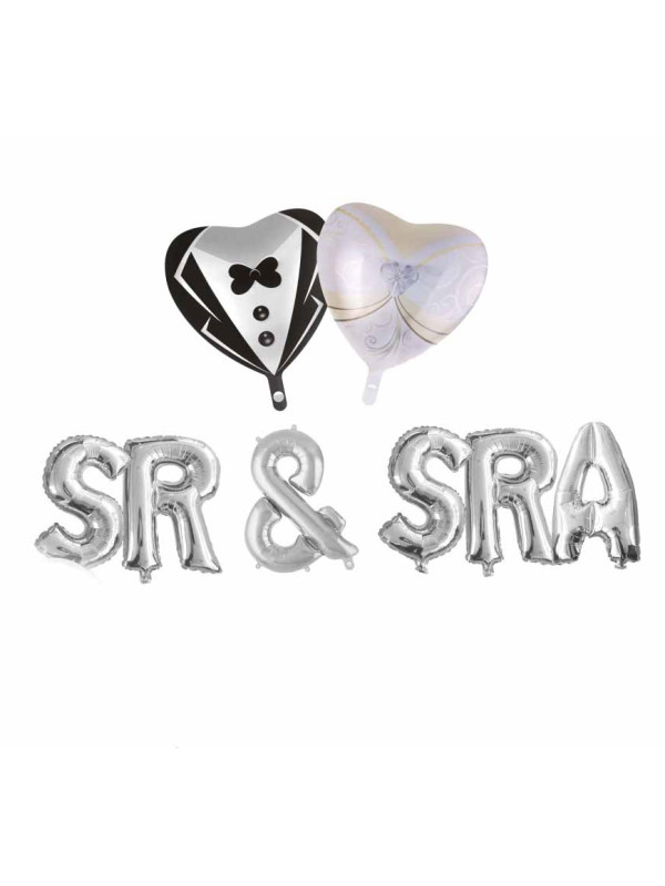 Globos boda sr y sra