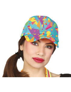 Gorra años 80 azul