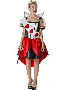 Vestido reina de corazones mujer