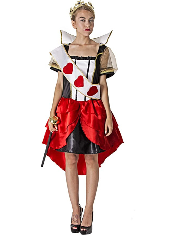 Vestido reina de corazones mujer