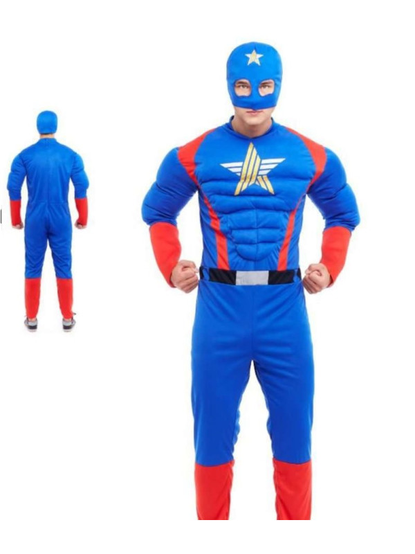Disfraz Superheroe americano adulto