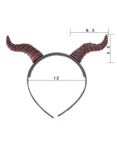 Diadema cuernos demonia 2