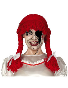 Peluca muñeca porcelana