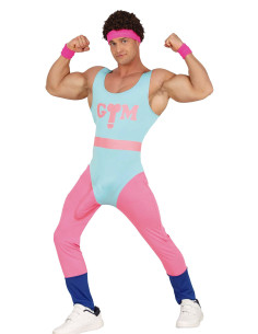 Disfraz gimnasta superdotado adulto