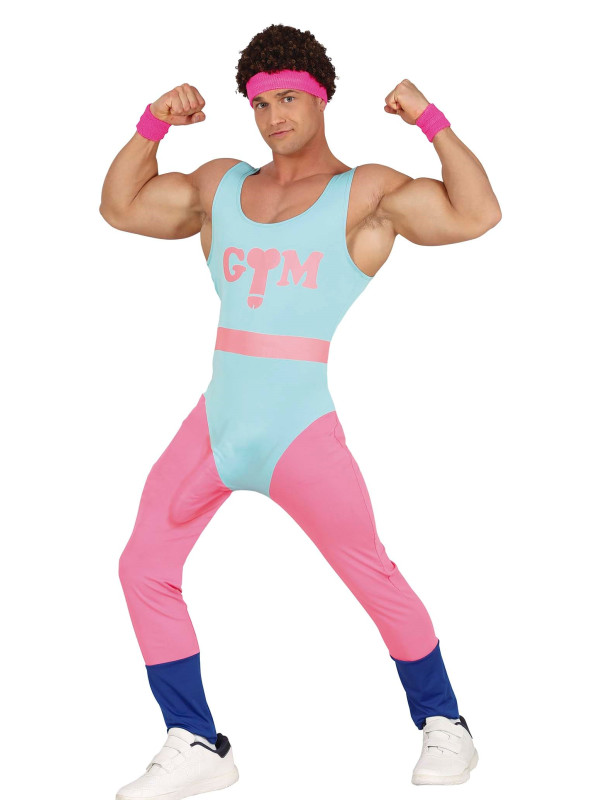 Disfraz gimnasta superdotado adulto