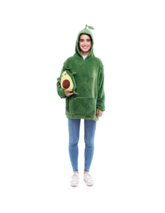 Sudadera peluche aguacate