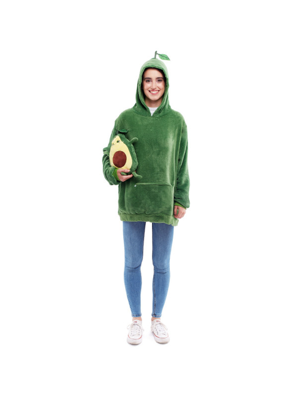Sudadera peluche aguacate
