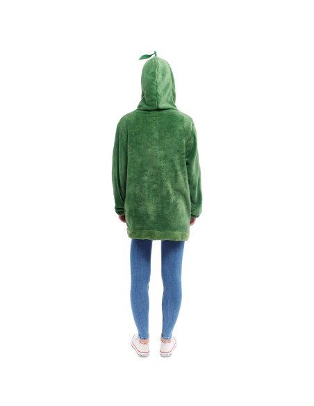 Sudadera peluche aguacate espalda