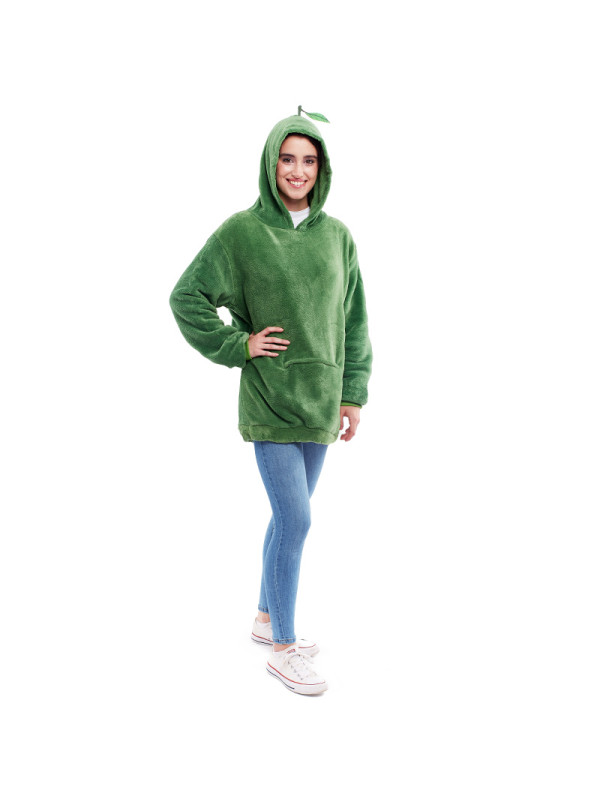 Sudadera peluche aguacate detalle