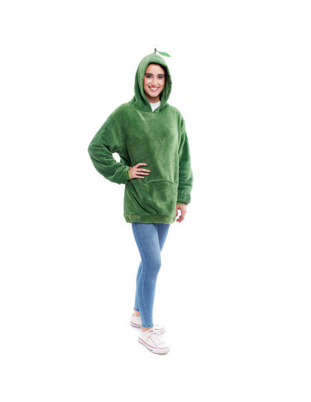 Sudadera peluche aguacate detalle
