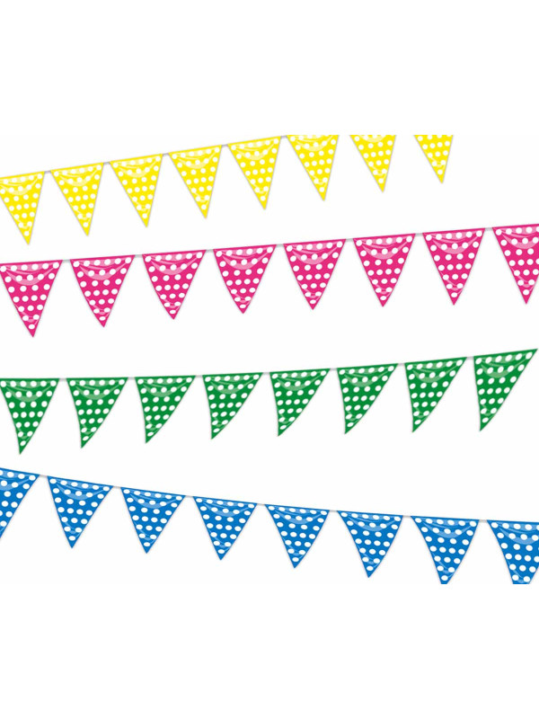 Banderines con topos