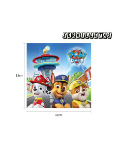 20 servilletas de la Patrulla Canina