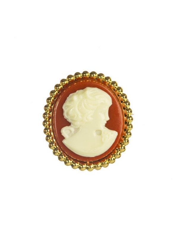Broche camafeo