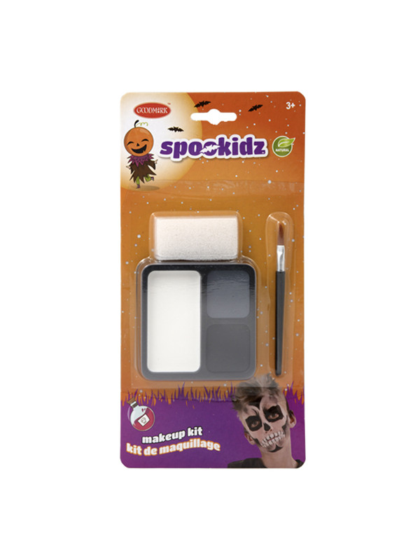 Maquillaje esqueleto infantil
