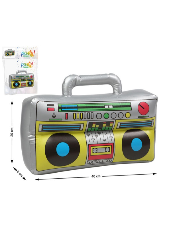 Radio rapero hinchable