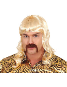 Peluca Tiger King ochentero