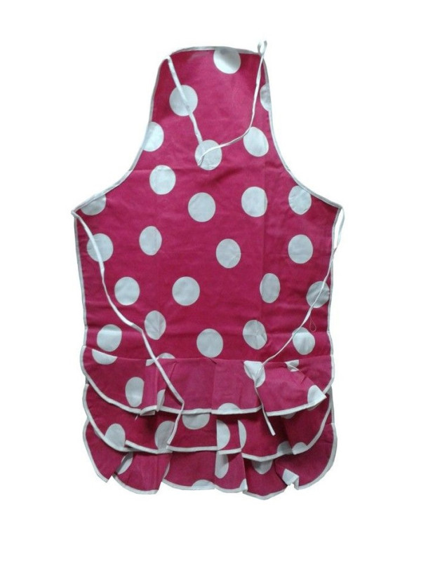 Delantal flamenco rosa
