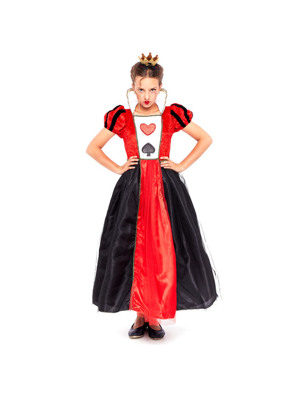 Disfraz Reina de corazones para niña