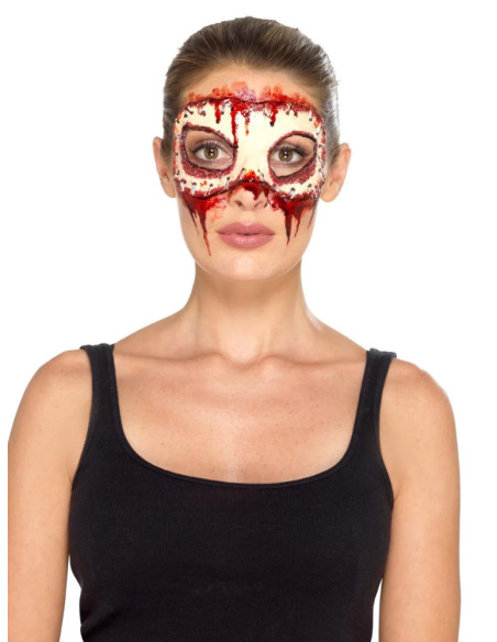 Antifaz desgarrado prótesis maquillado