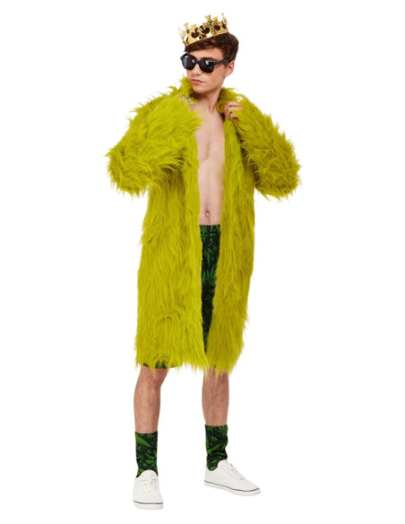 Disfraz Rey cannabis detalle