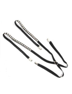 Tirantes punky con tachuelas