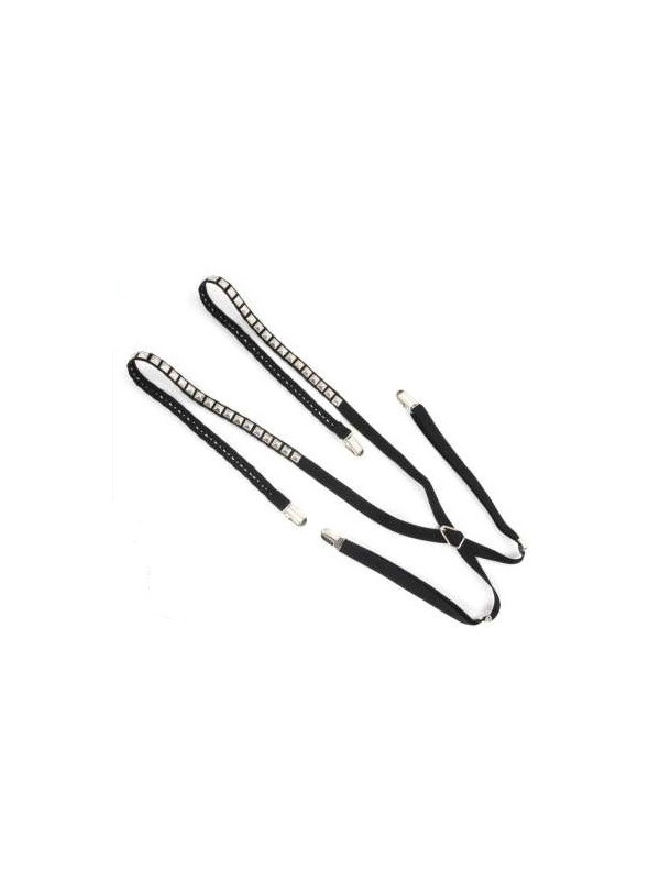 Tirantes punky con tachuelas