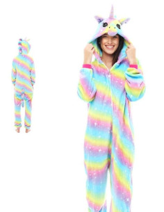 Kigurumi unicornio arco iris adulto