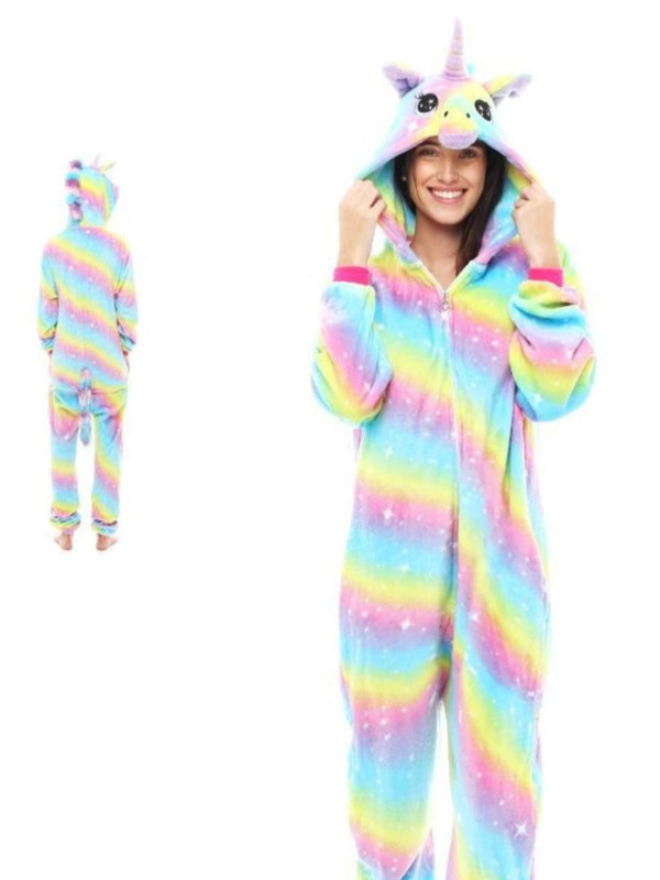 Kigurumi unicornio arco iris adulto