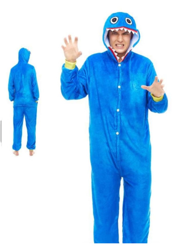 Disfraz monstruo kigurumi adulto