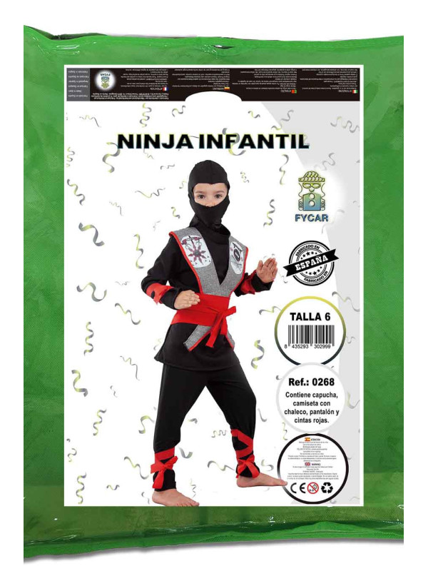 Disfraz ninja infantil