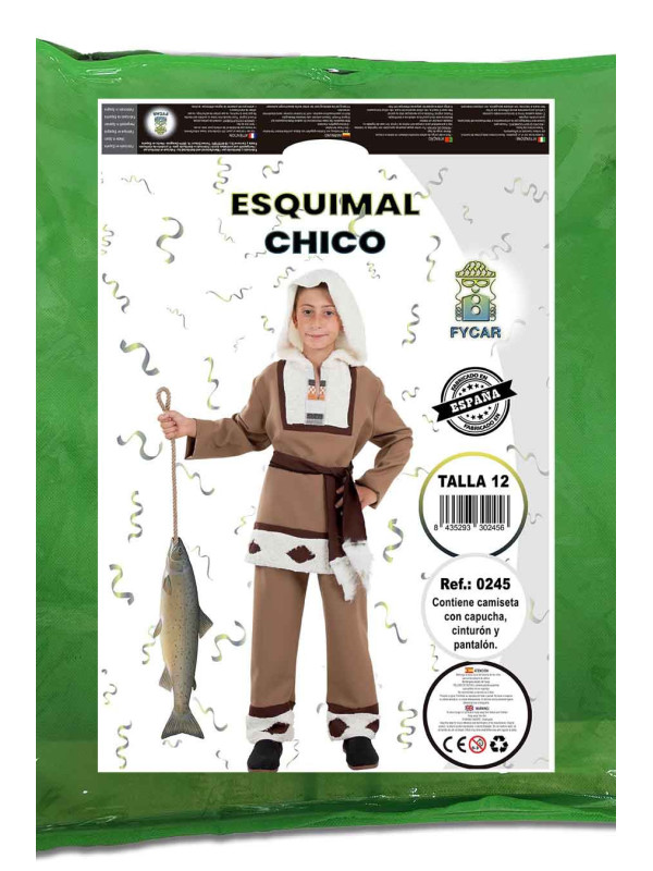 Disfraz de esquimal para niño