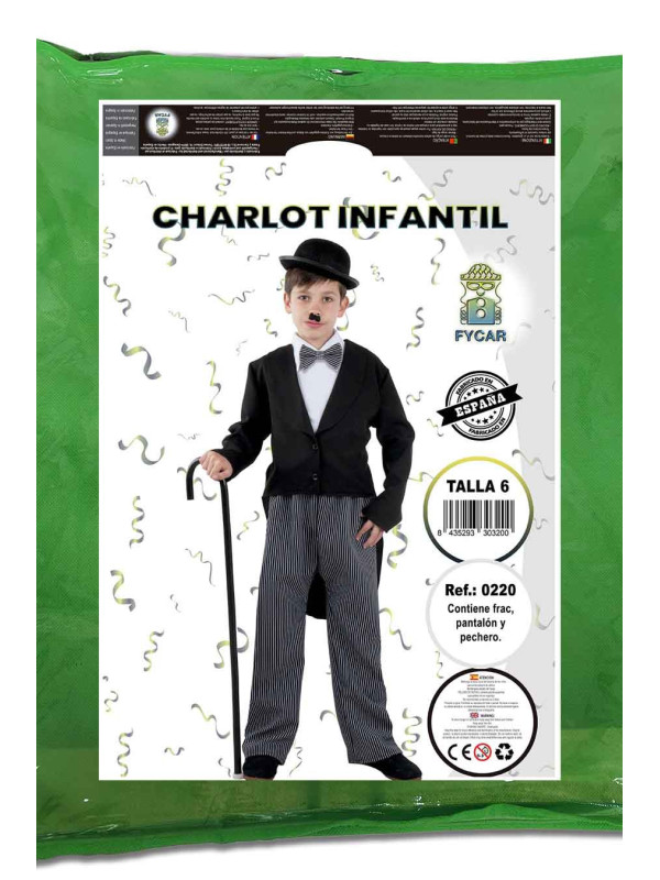 Disfraz Charles Chaplin infantil