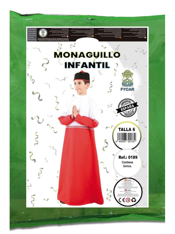 Disfraz de monaguillo infantil