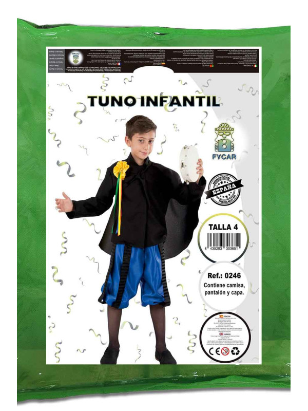 Disfraz de tuno para niño