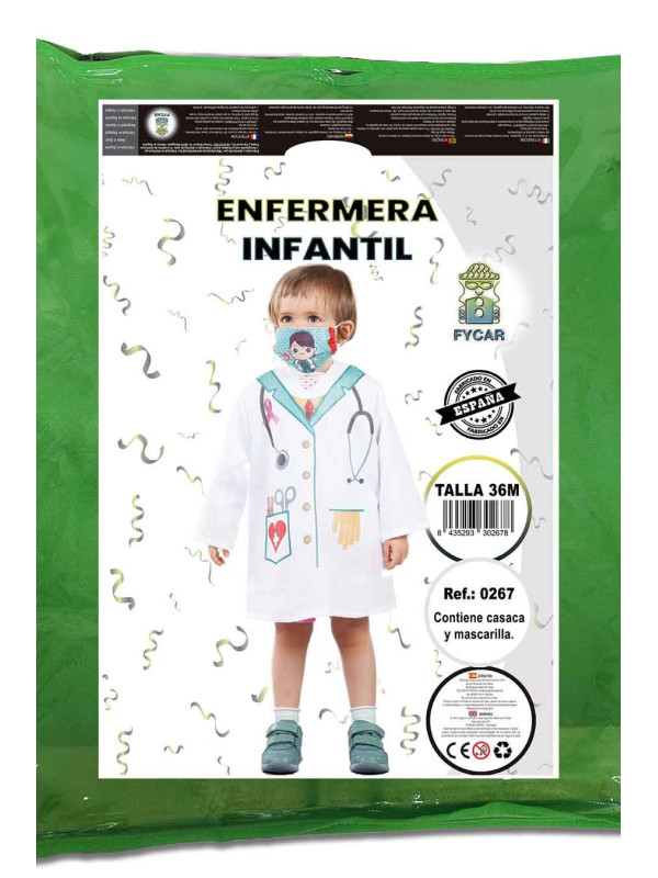 Disfraz de doctora infantil