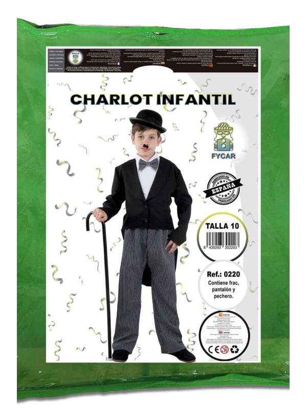 Disfraz Charles Chaplin infantil
