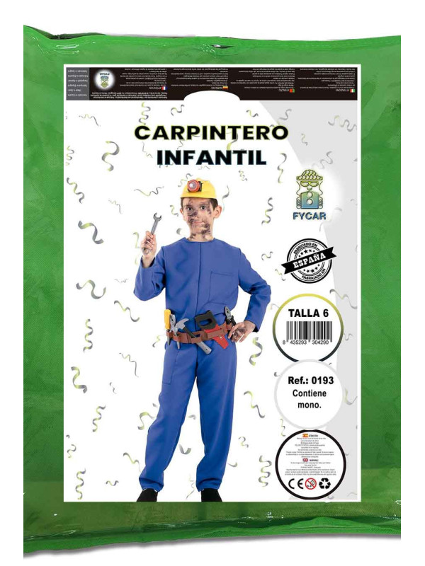 Disfraz de minero infantil