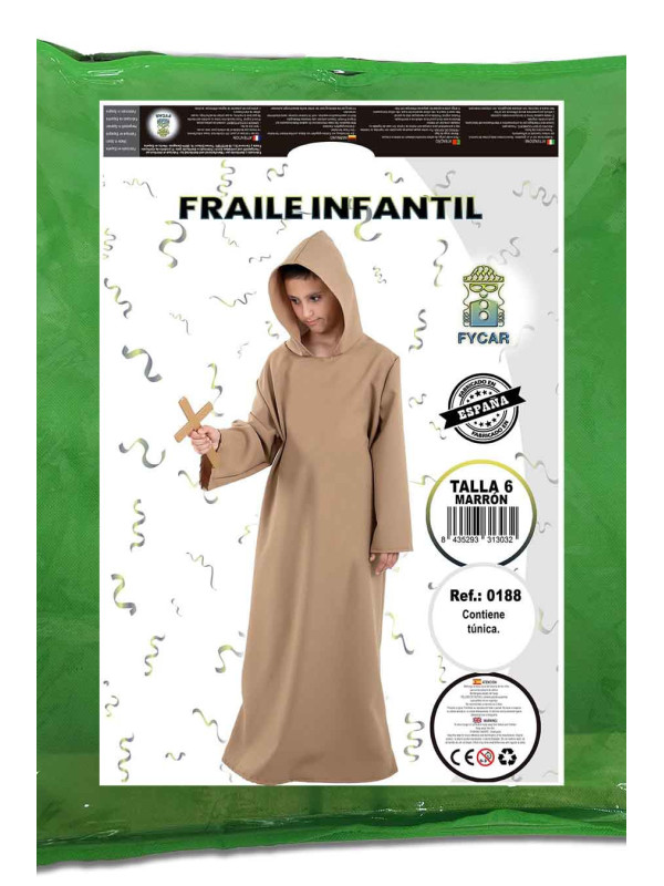 Disfraz fraile infantil