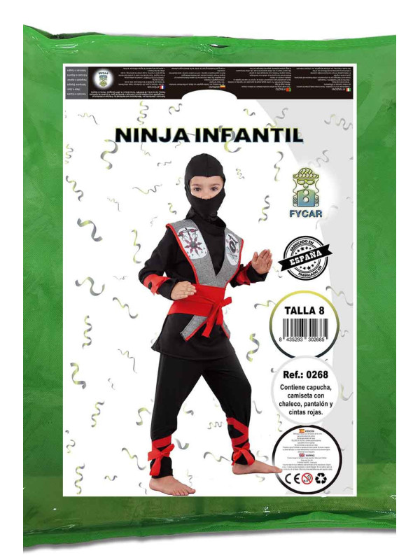 Disfraz ninja infantil
