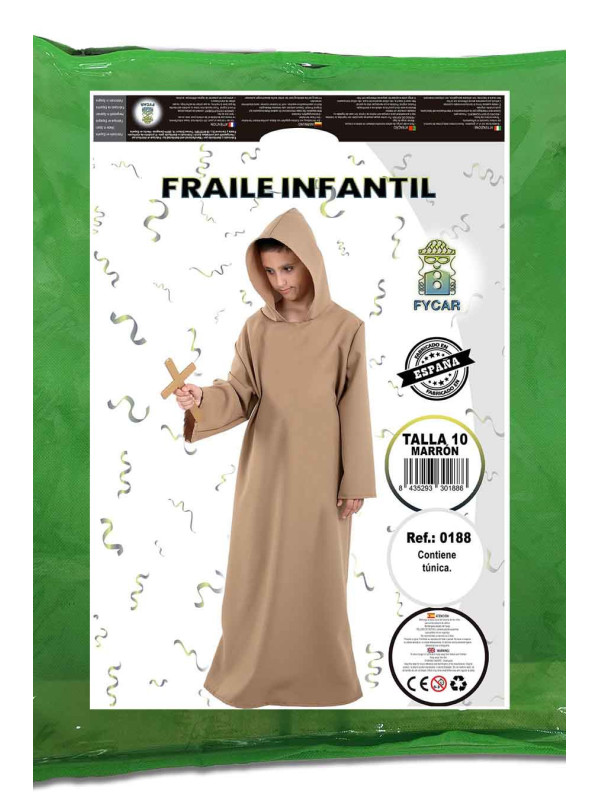 Disfraz fraile infantil