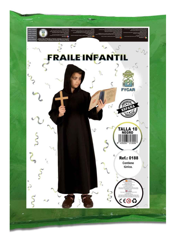 Disfraz fraile infantil