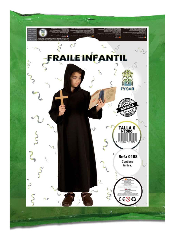 Disfraz fraile infantil