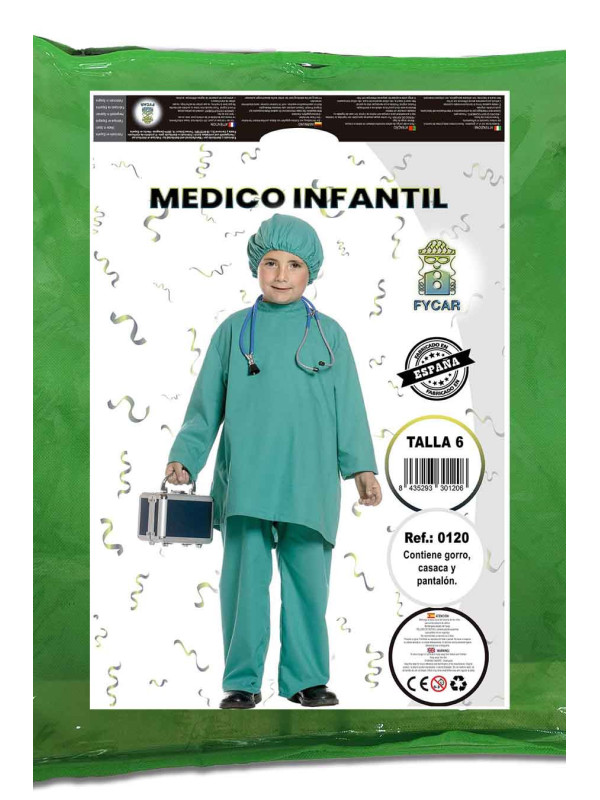 Disfraz de médico niño