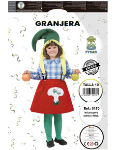 Disfraz granjera infantil 2