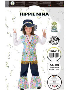 Disfraz hippie niña 2