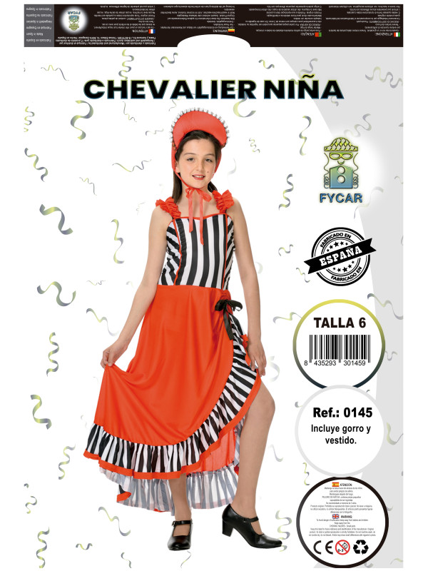 Disfraz chevalier niña
