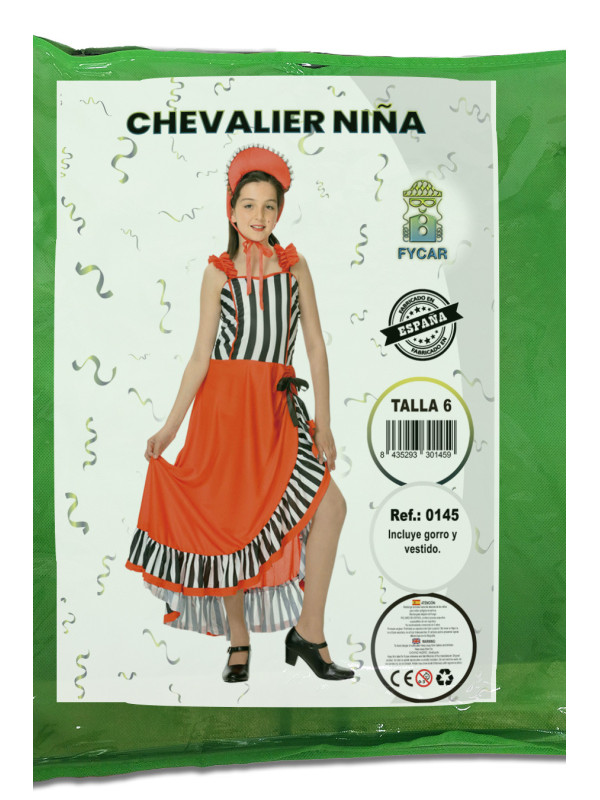 Disfraz chevalier niña